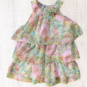 Blueberi Cupcake floral Dress